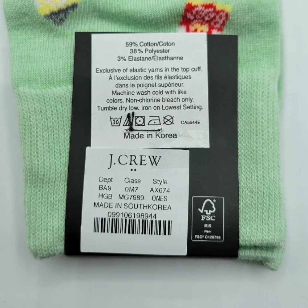 J Crew beer cans Crew socks